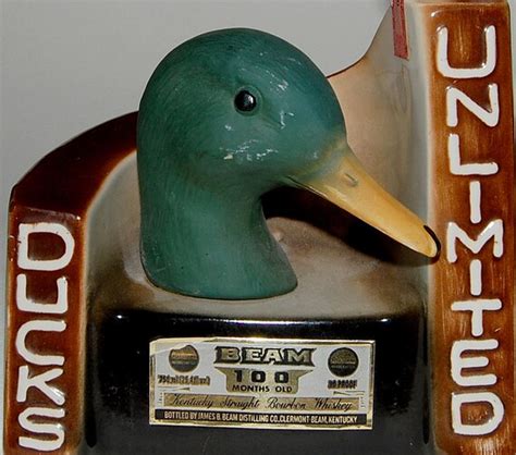 Jim Beam 100 months old(8. . Jim beam ducks unlimited decanters unopened value